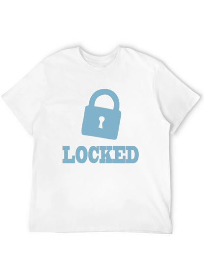 Locked Graphic Tee - Secure Style