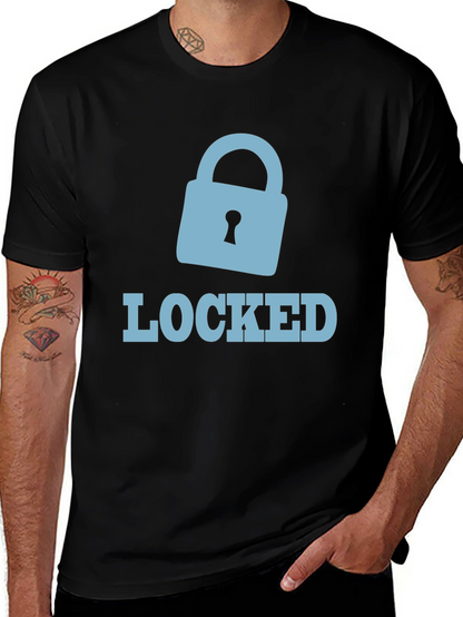 Locked Graphic Tee - Secure Style