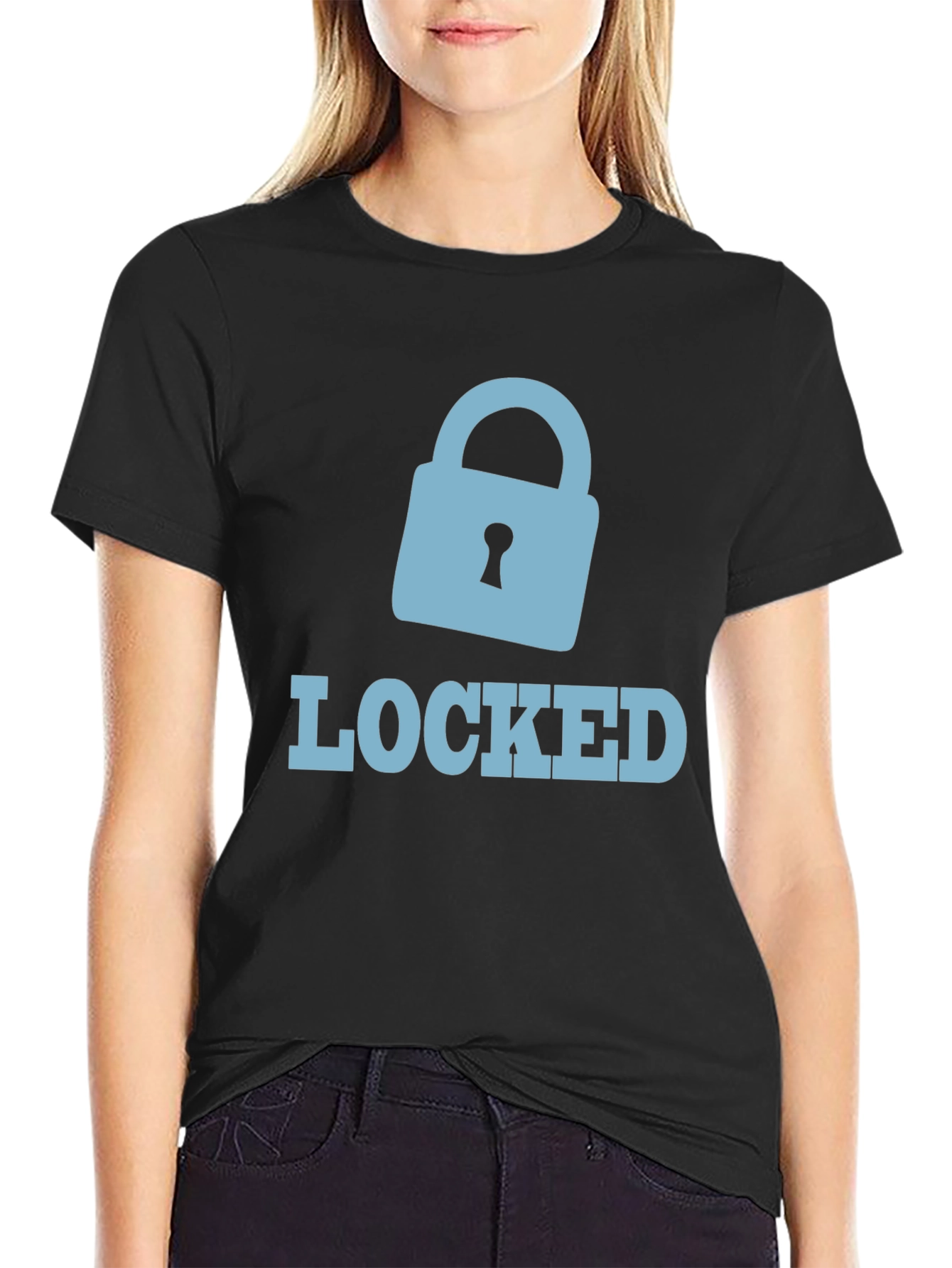 Locked Graphic Tee - Secure Style