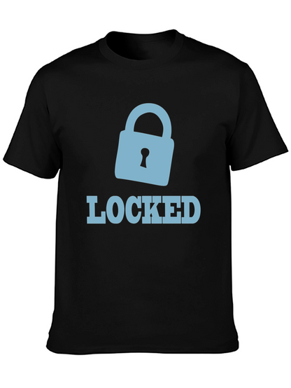 Locked Graphic Tee - Secure Style