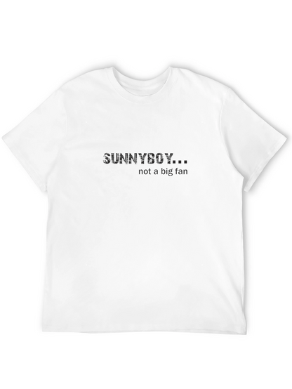 SUNNYBOY... Not a Big Fan Black T-Shirt