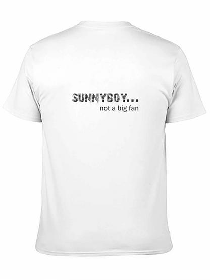 SUNNYBOY... Not a Big Fan Black T-Shirt