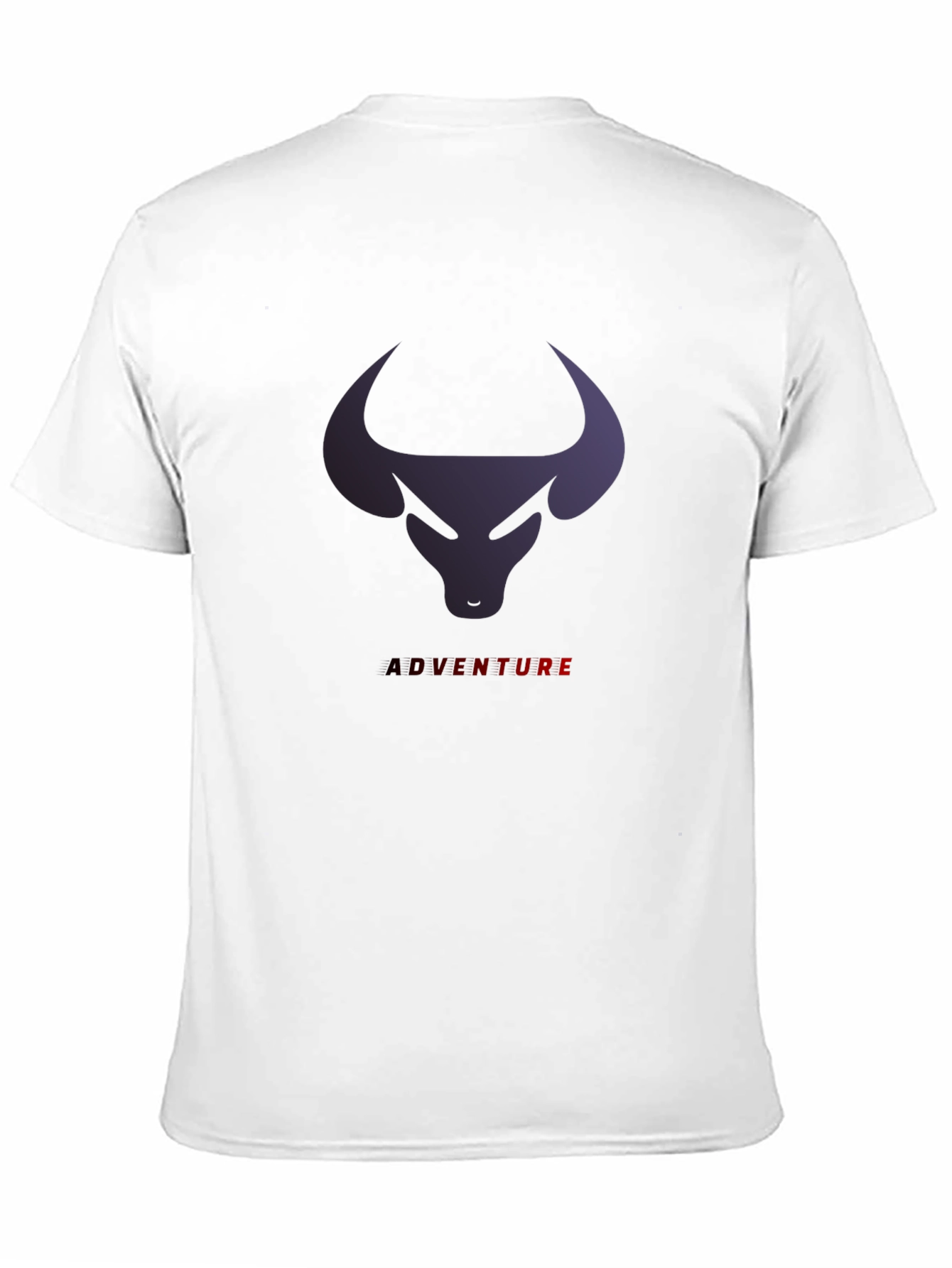 Bull Adventure Graphic Tee - Black Casual T-Shirt
