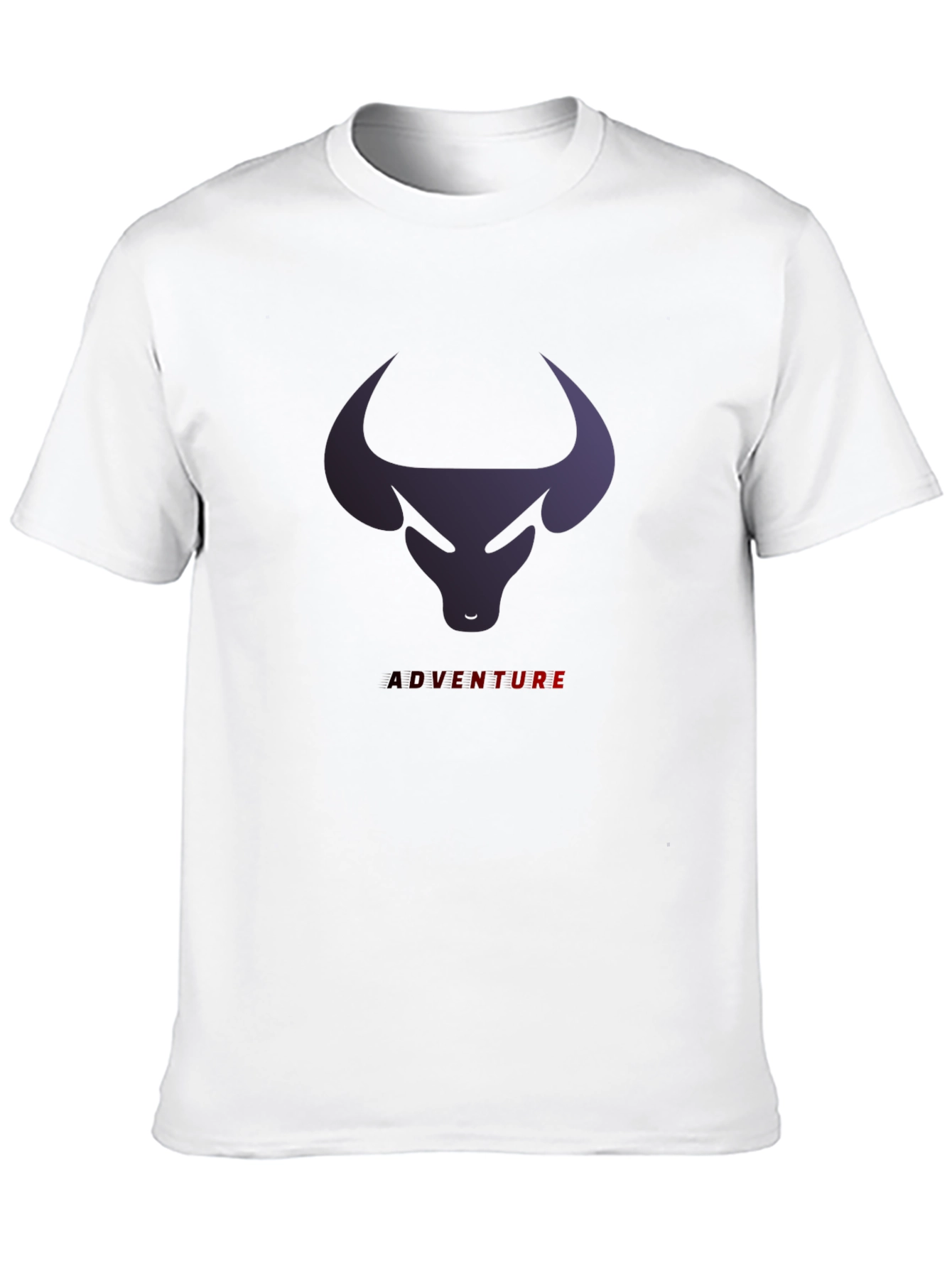 Bull Adventure Graphic Tee - Black Casual T-Shirt