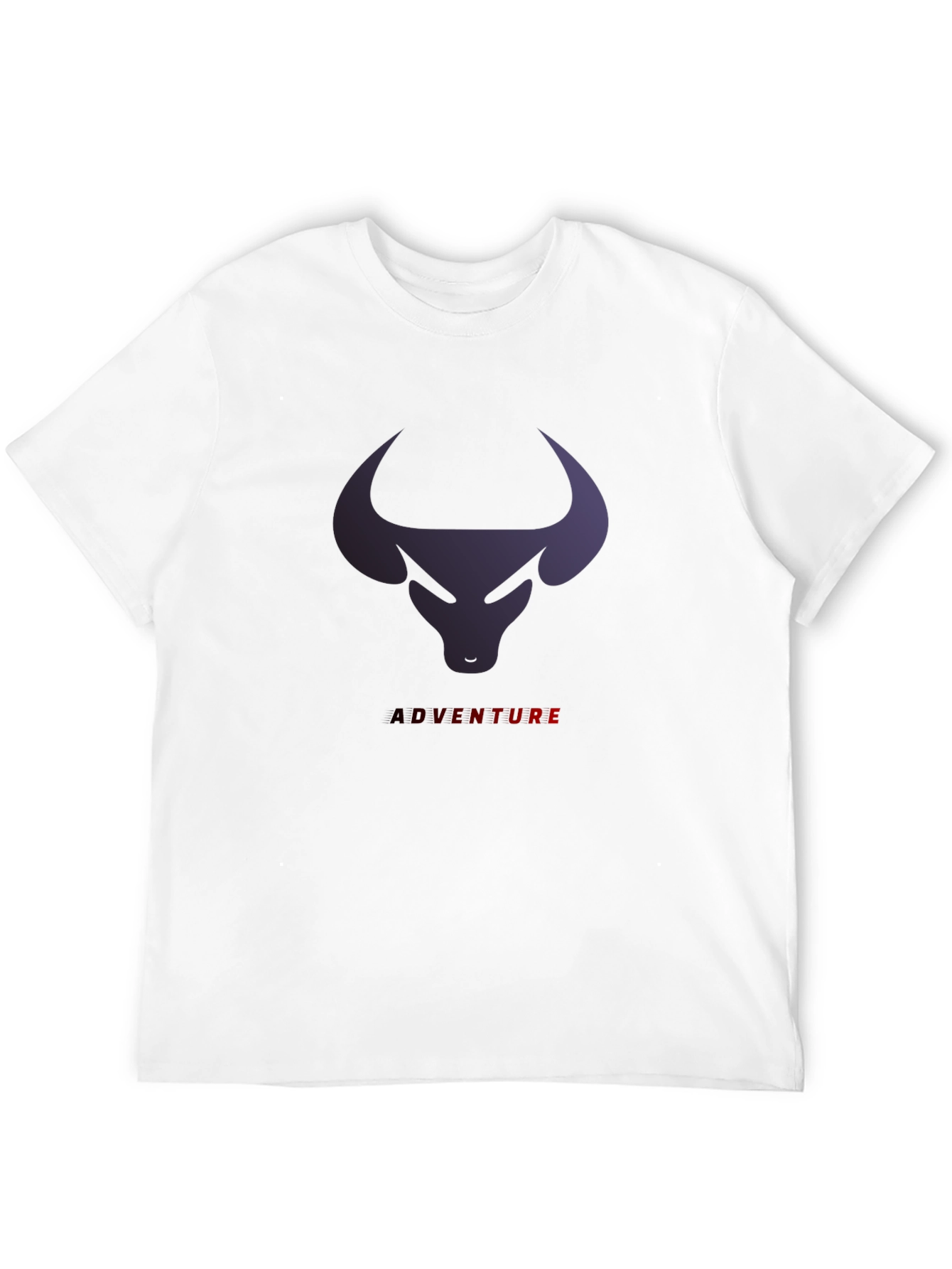 Bull Adventure Graphic Tee - Black Casual T-Shirt