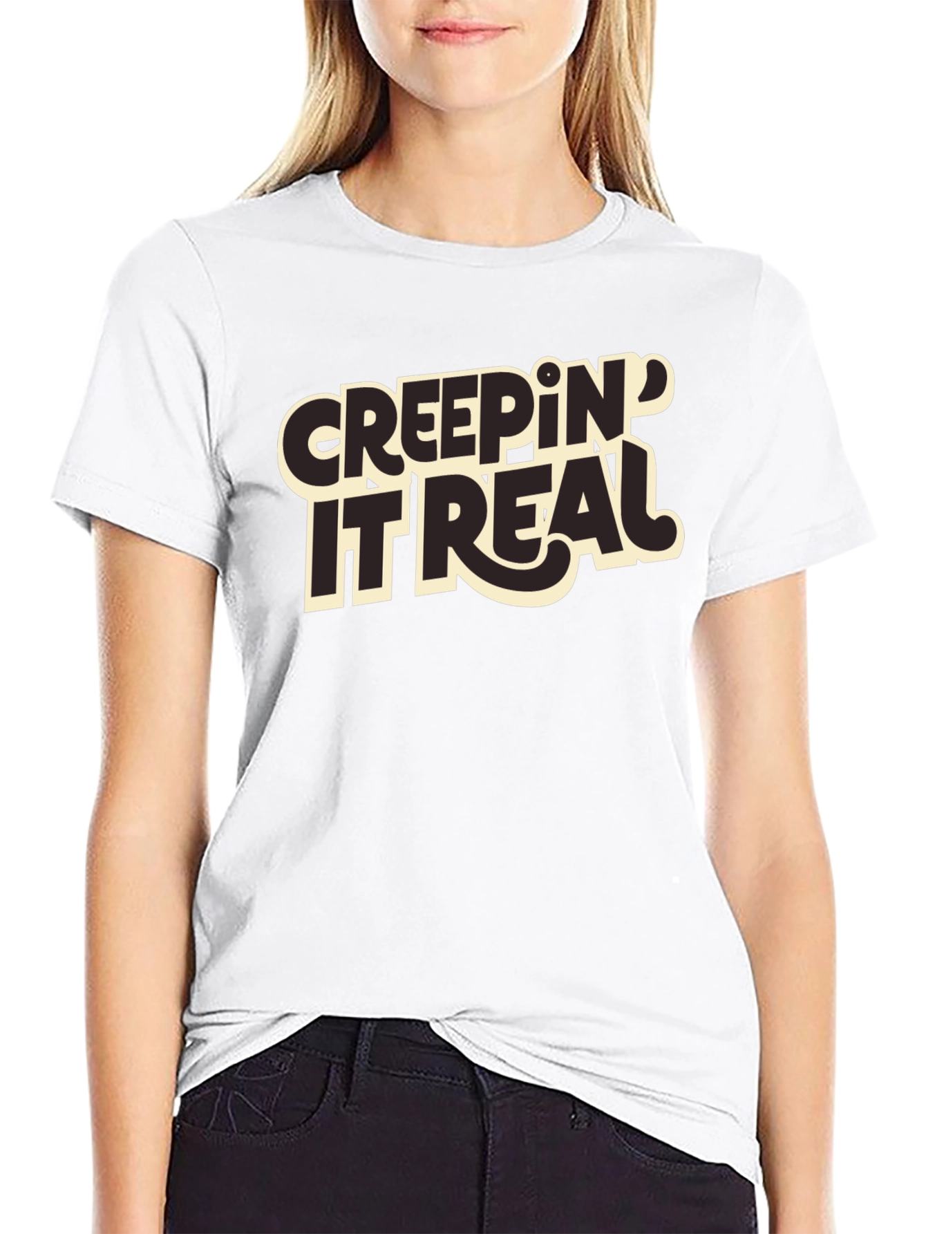 Creepin It Real Graphic T-Shirt