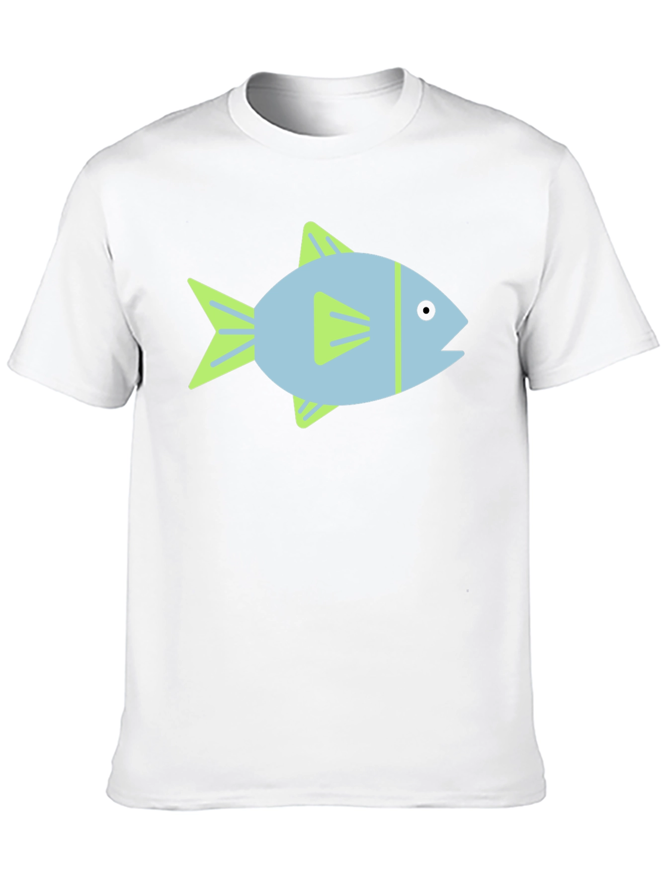 Fish Graphic Black T-Shirt - Casual Style