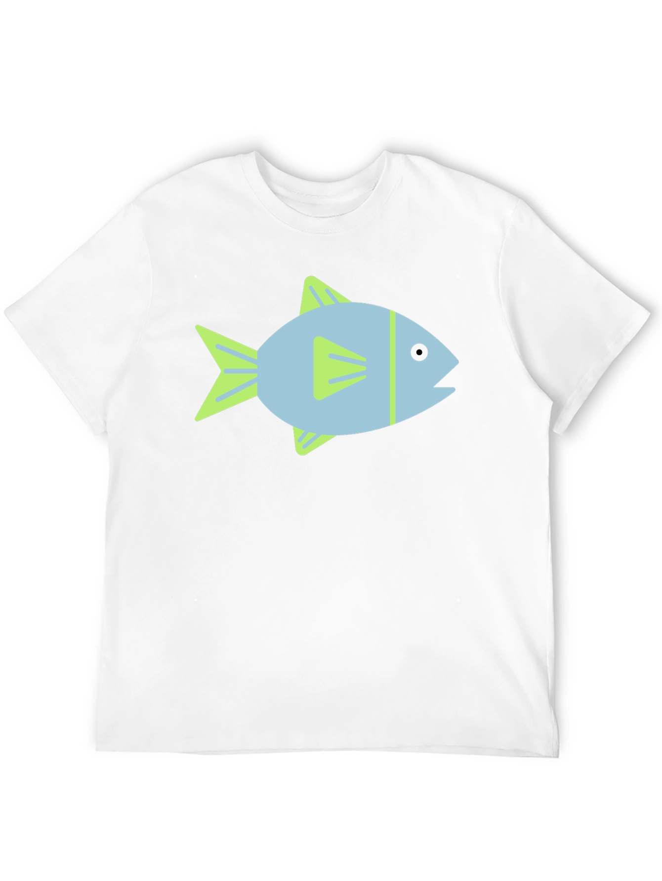Fish Graphic Black T-Shirt - Casual Style