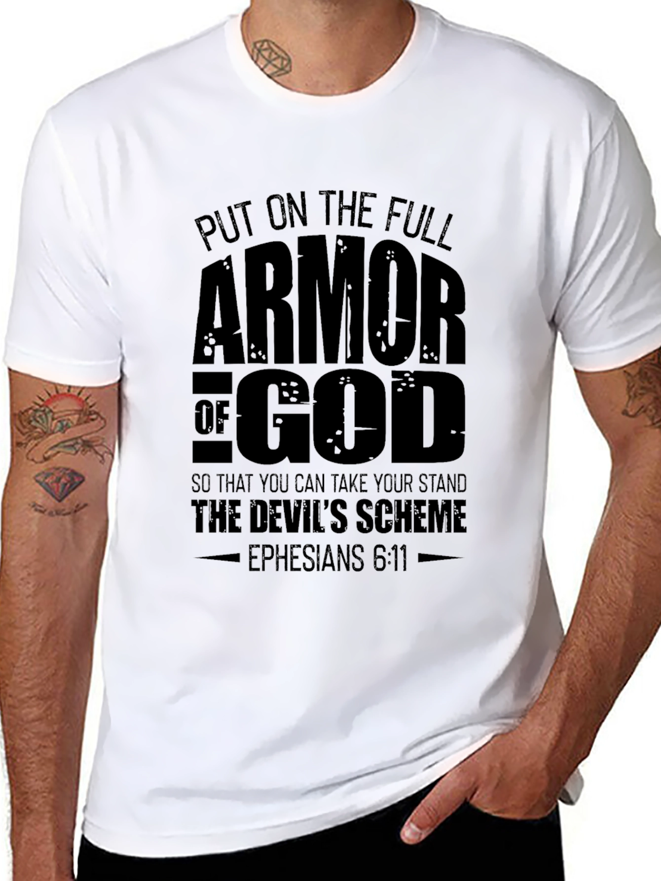 Armor of God Graphic T-Shirt - Ephesians 6:11