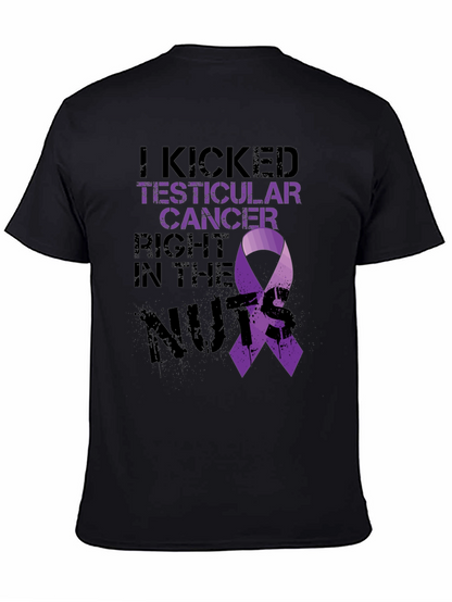 Testicular Cancer Awareness Black T-Shirt
