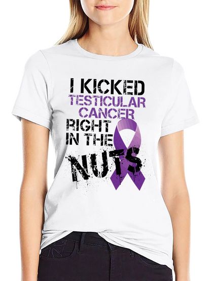 Testicular Cancer Awareness Black T-Shirt