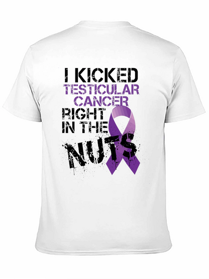 Testicular Cancer Awareness Black T-Shirt