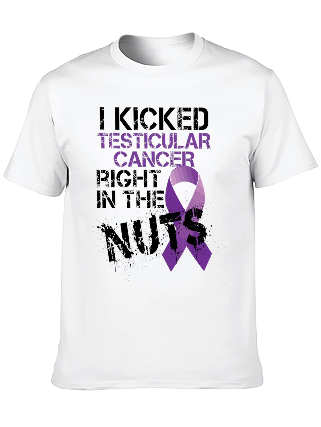 Testicular Cancer Awareness Black T-Shirt