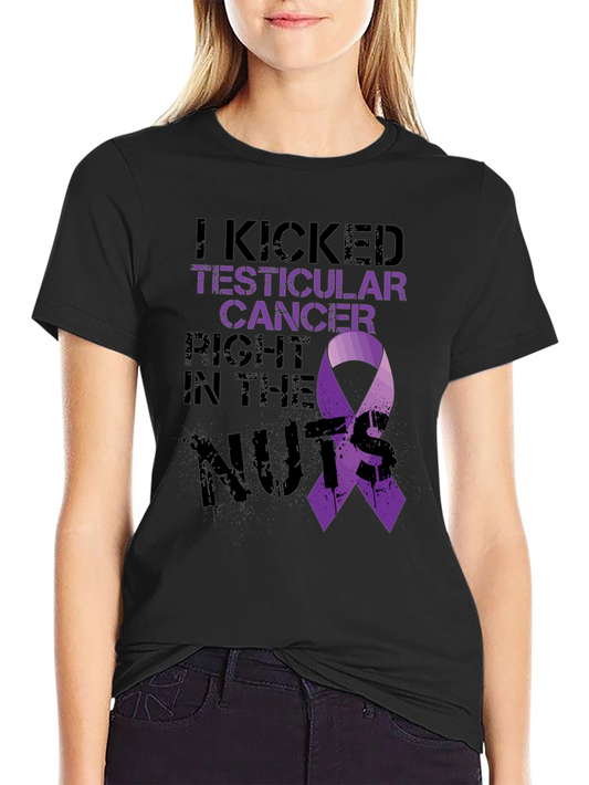 Testicular Cancer Awareness Black T-Shirt