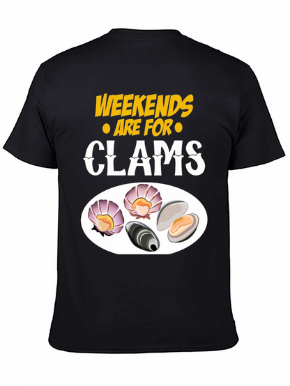 Weekends are for Clams Graphic T-Shirt