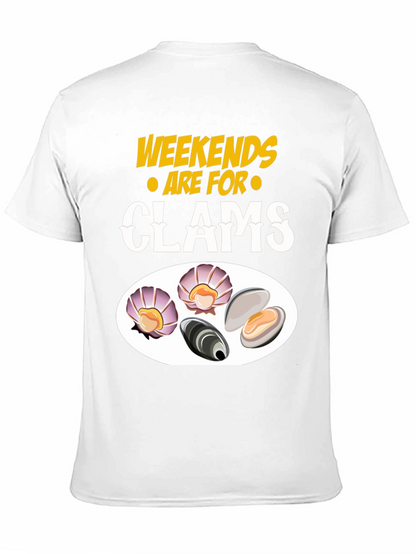 Weekends are for Clams Graphic T-Shirt