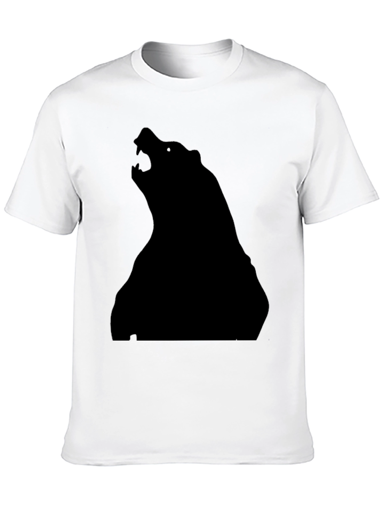 Black Bear Silhouette T-Shirt - Mens Graphic Tee