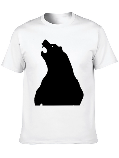 Black Bear Silhouette T-Shirt - Mens Graphic Tee