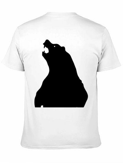 Black Bear Silhouette T-Shirt - Mens Graphic Tee