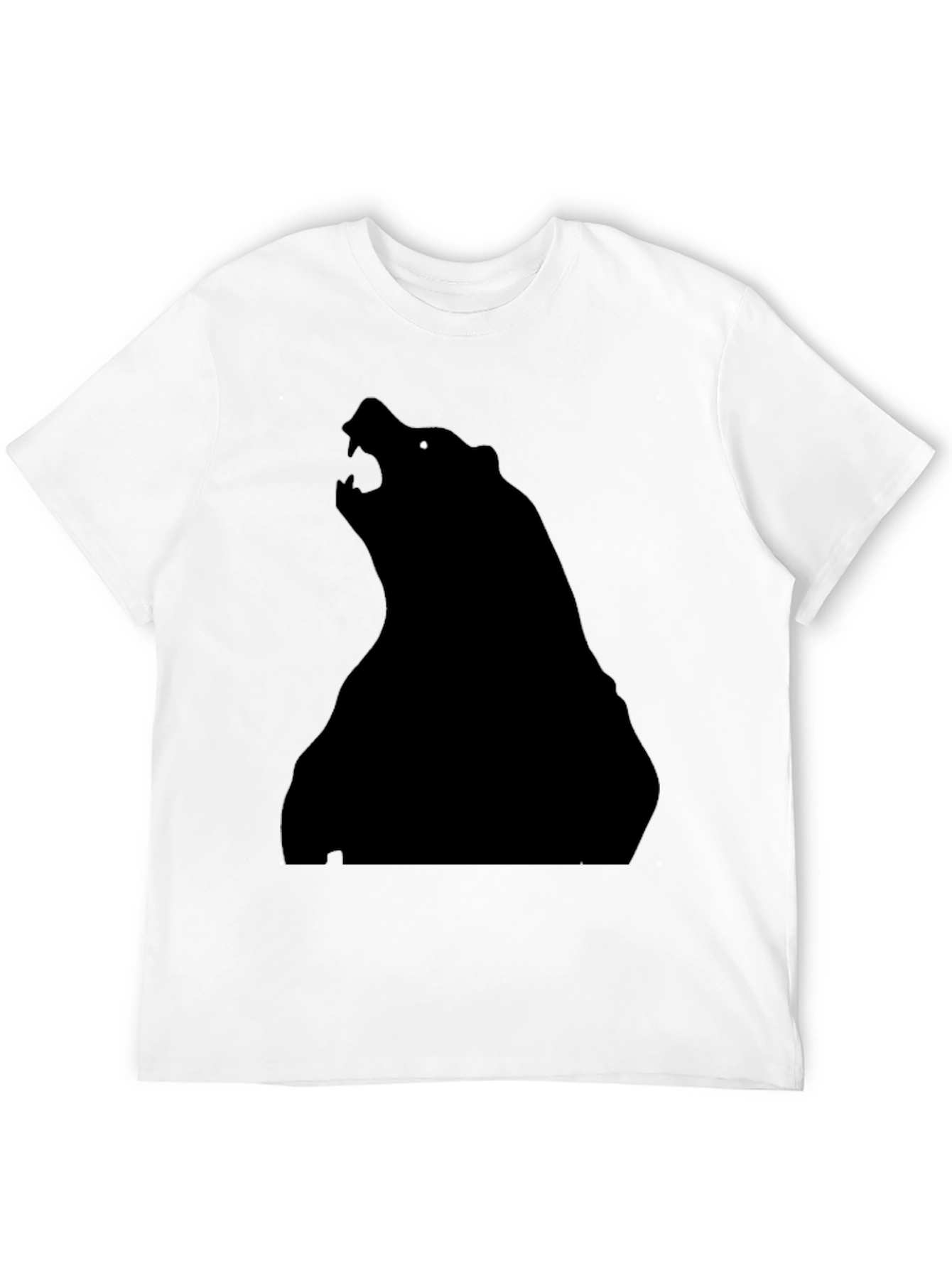 Black Bear Silhouette T-Shirt - Mens Graphic Tee