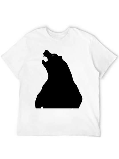 Black Bear Silhouette T-Shirt - Mens Graphic Tee