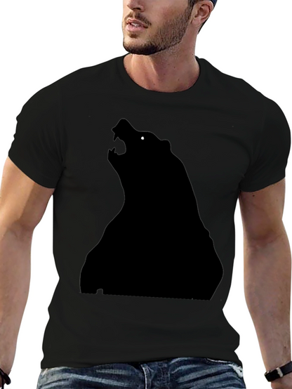 Black Bear Silhouette T-Shirt - Mens Graphic Tee
