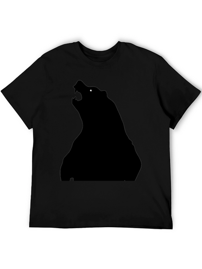 Black Bear Silhouette T-Shirt - Mens Graphic Tee