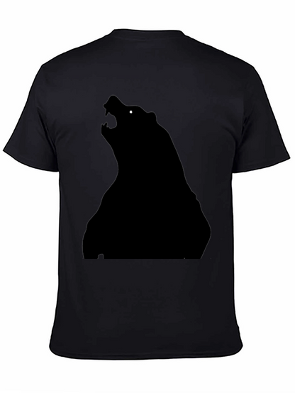 Black Bear Silhouette T-Shirt - Mens Graphic Tee