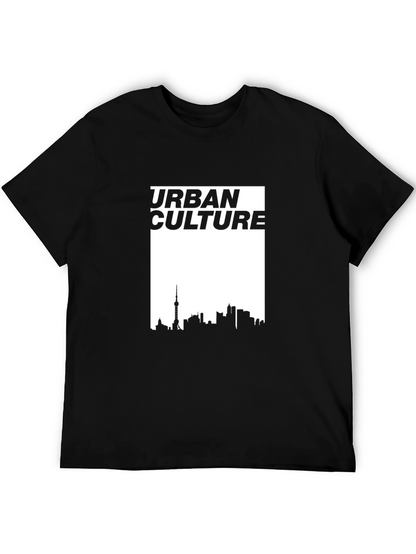 Urban Culture Graphic Tee - Black
