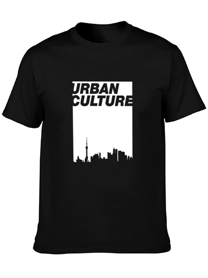 Urban Culture Graphic Tee - Black