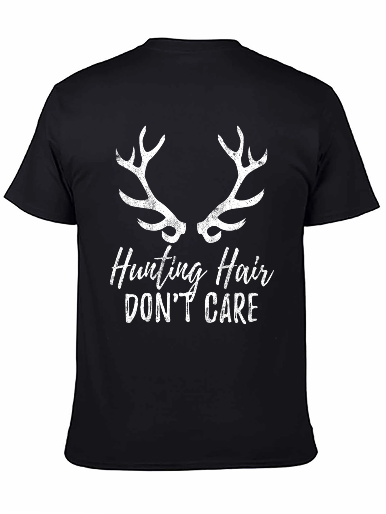 Hunting Hair Dont Care Graphic Tee