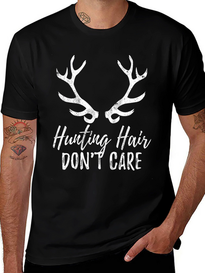 Hunting Hair Dont Care Graphic Tee