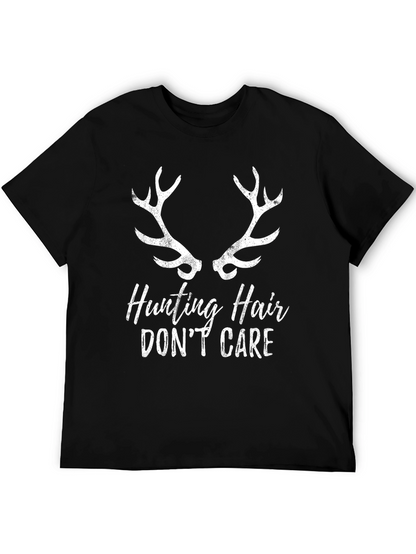 Hunting Hair Dont Care Graphic Tee
