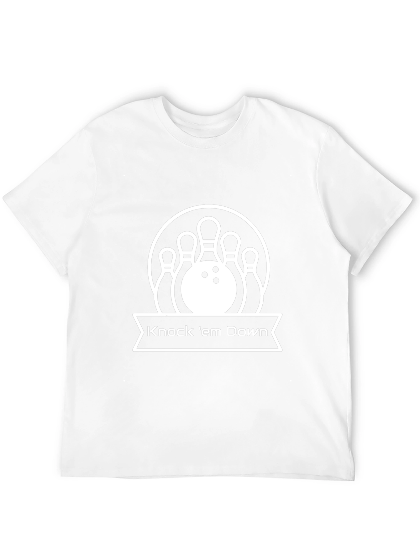 Bowling Strike T-Shirt - Knock em Down Graphic Tee