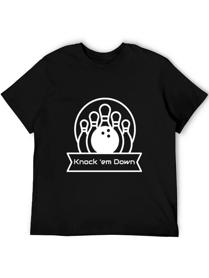 Bowling Strike T-Shirt - Knock em Down Graphic Tee
