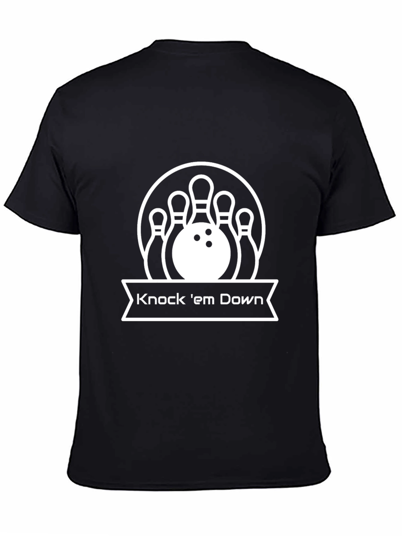 Bowling Strike T-Shirt - Knock em Down Graphic Tee