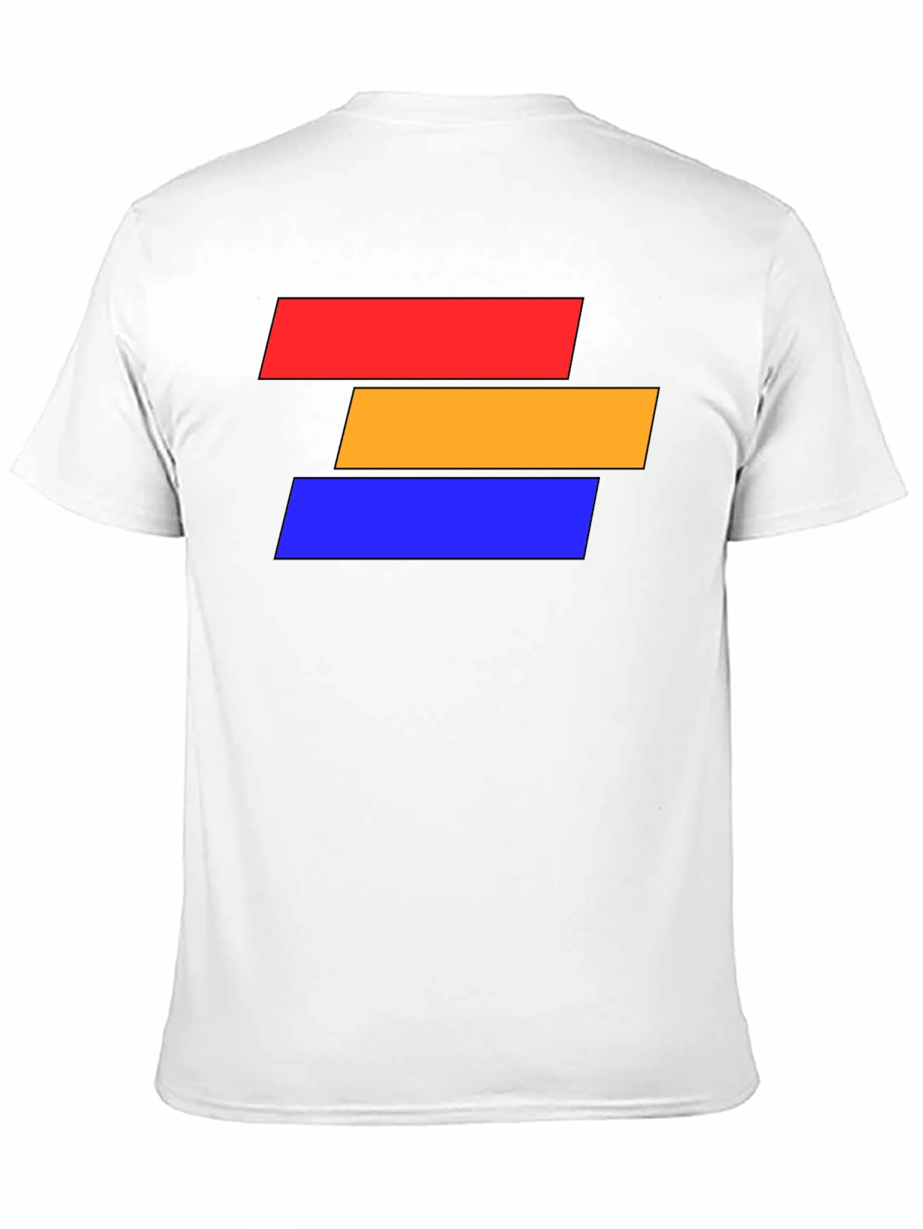 Abstract Block Graphic Tee - Modern Style
