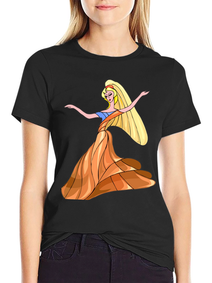Princess Cartoon Graphic T-Shirt