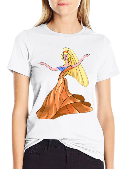 Princess Cartoon Graphic T-Shirt