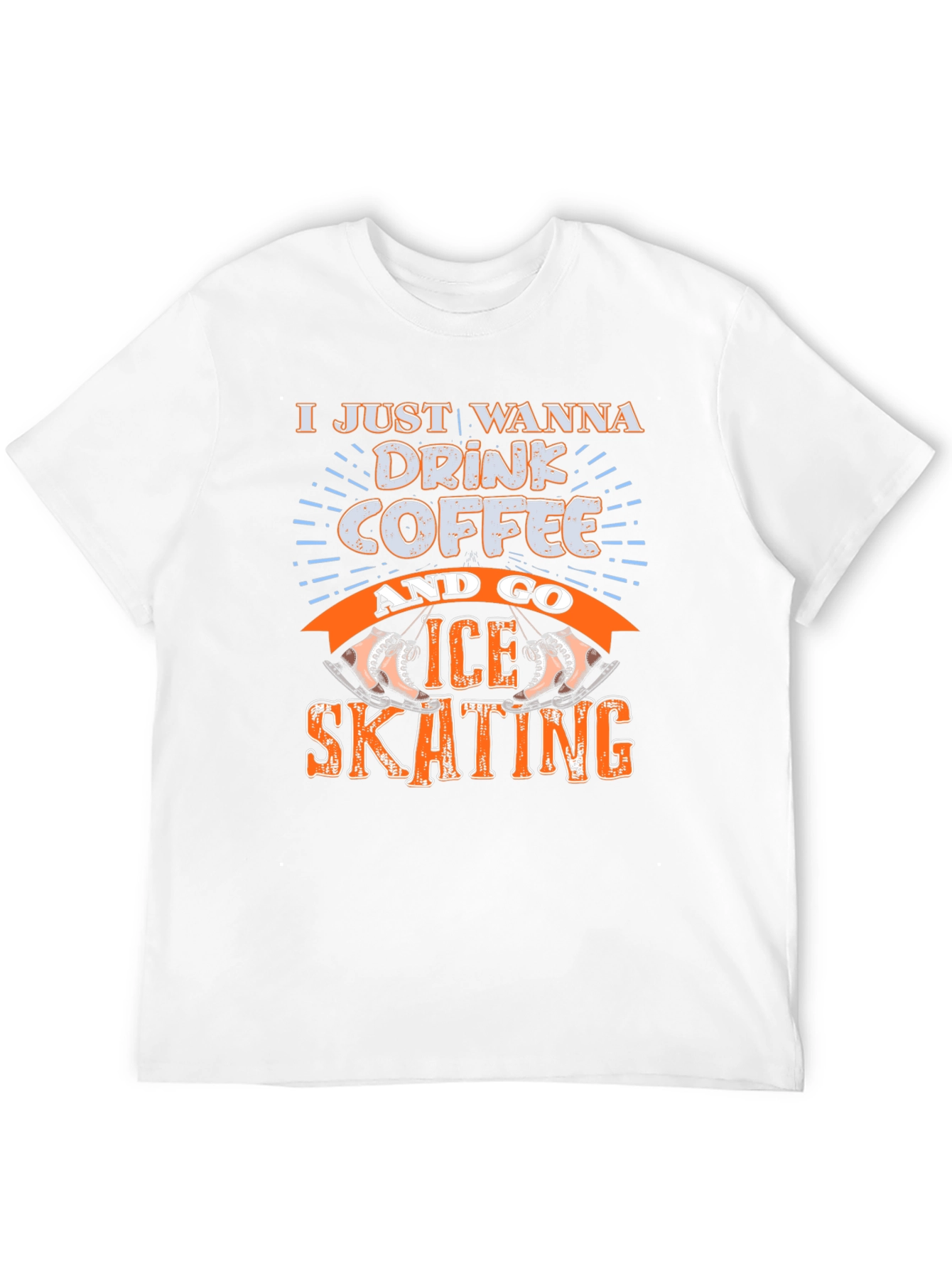 Drink Coffee & Ice Skating Graphic Tee