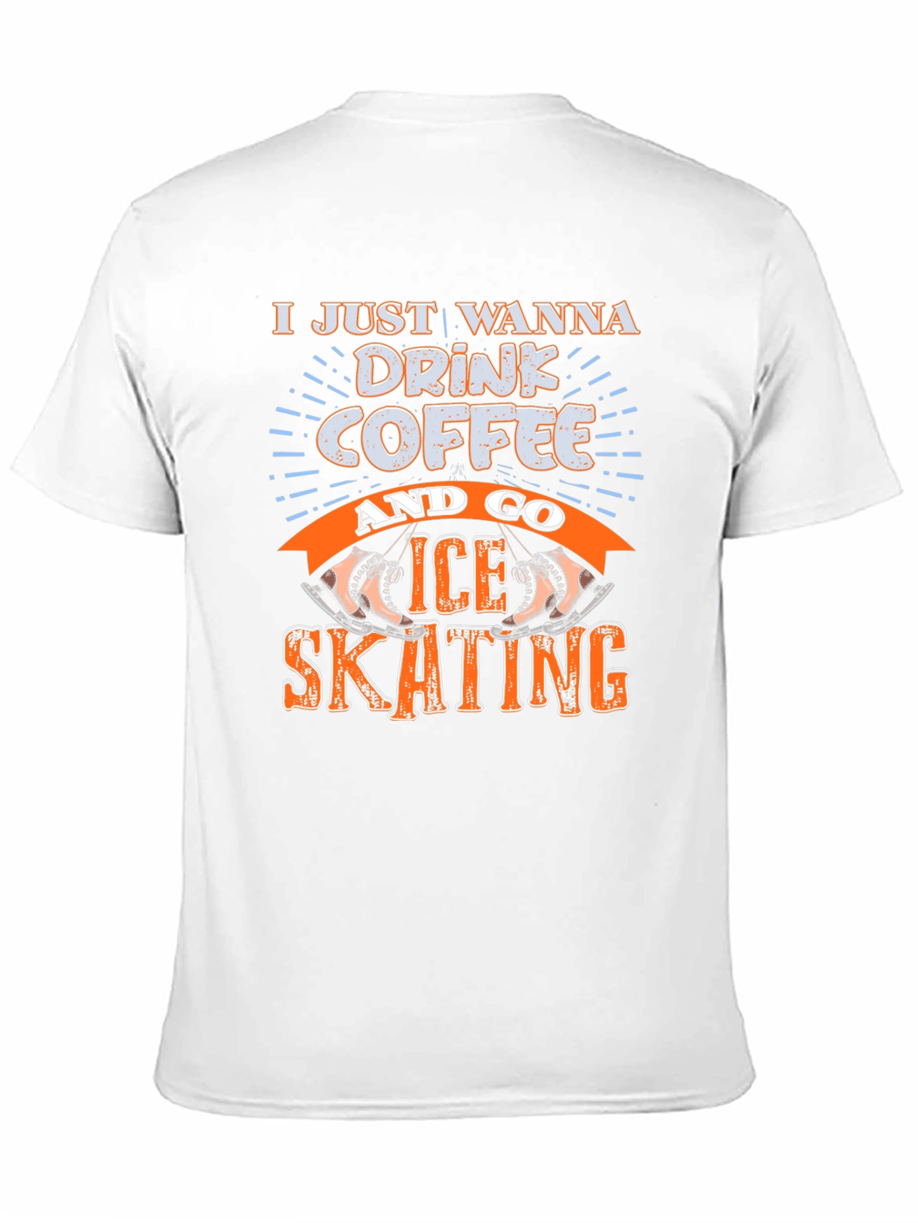Drink Coffee & Ice Skating Graphic Tee