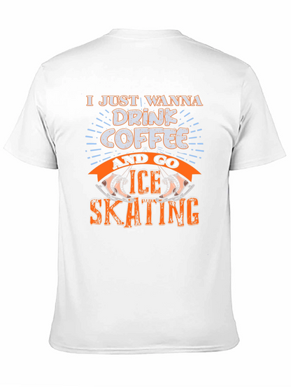 Drink Coffee & Ice Skating Graphic Tee
