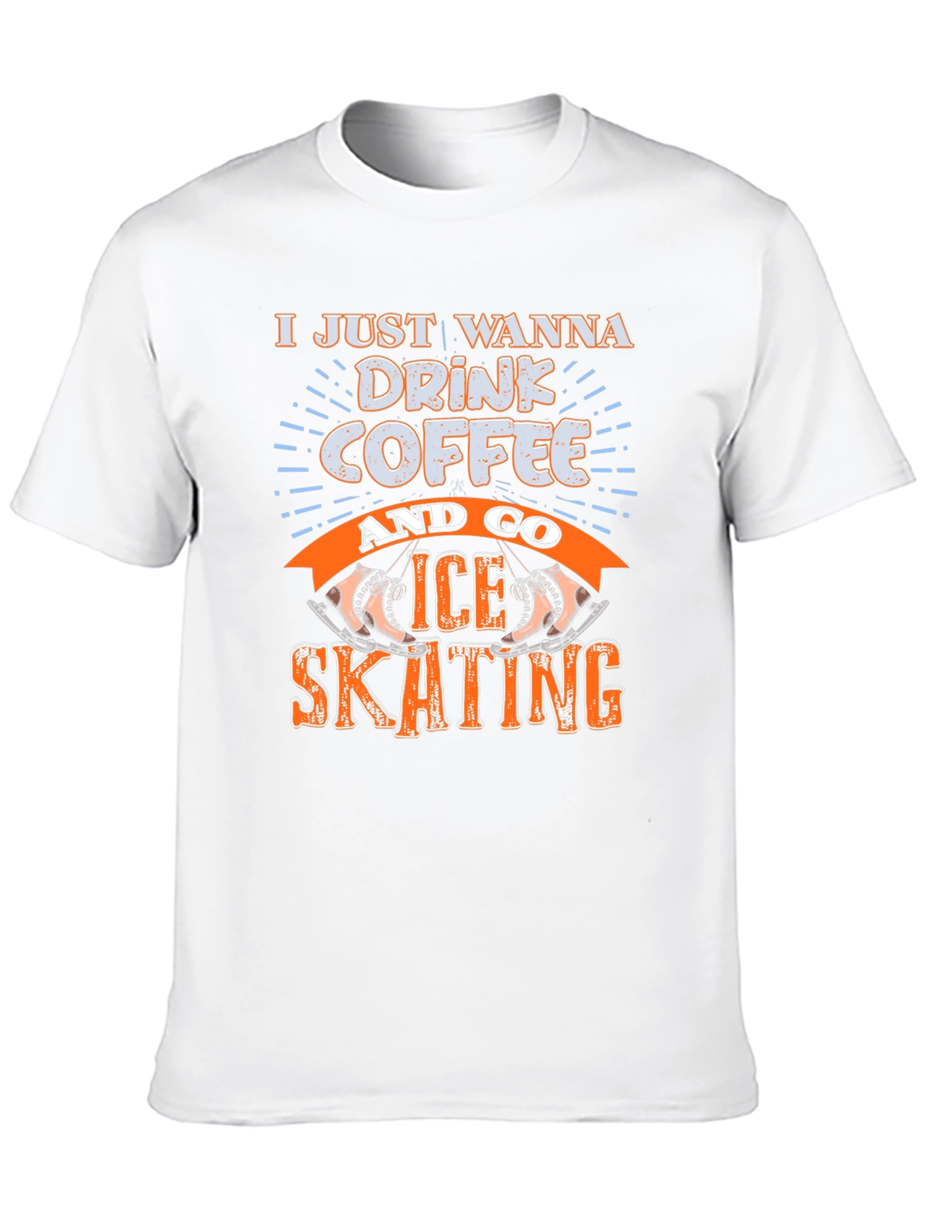 Drink Coffee & Ice Skating Graphic Tee