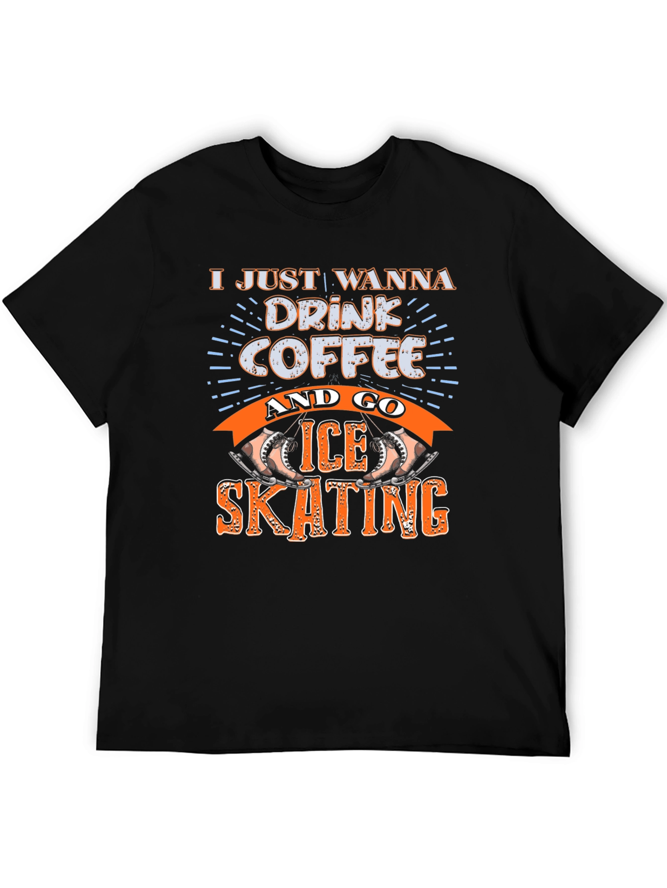 Drink Coffee & Ice Skating Graphic Tee
