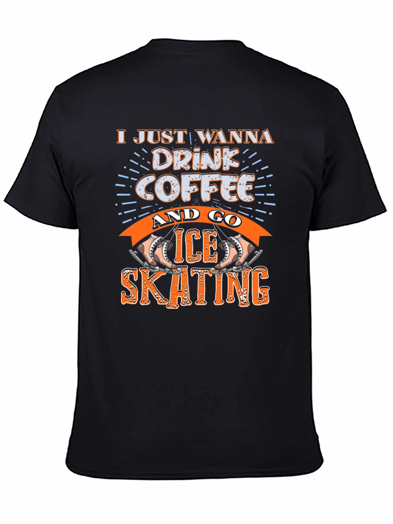 Drink Coffee & Ice Skating Graphic Tee