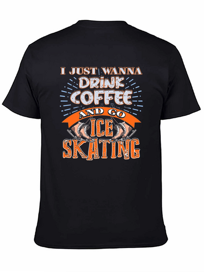 Drink Coffee & Ice Skating Graphic Tee