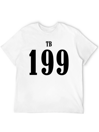 TB 199 Black Graphic Tee