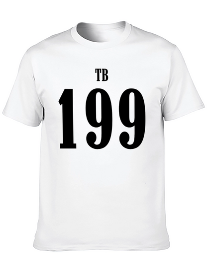 TB 199 Black Graphic Tee