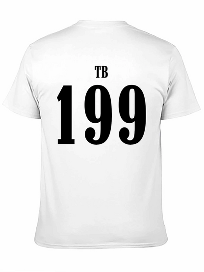 TB 199 Black Graphic Tee