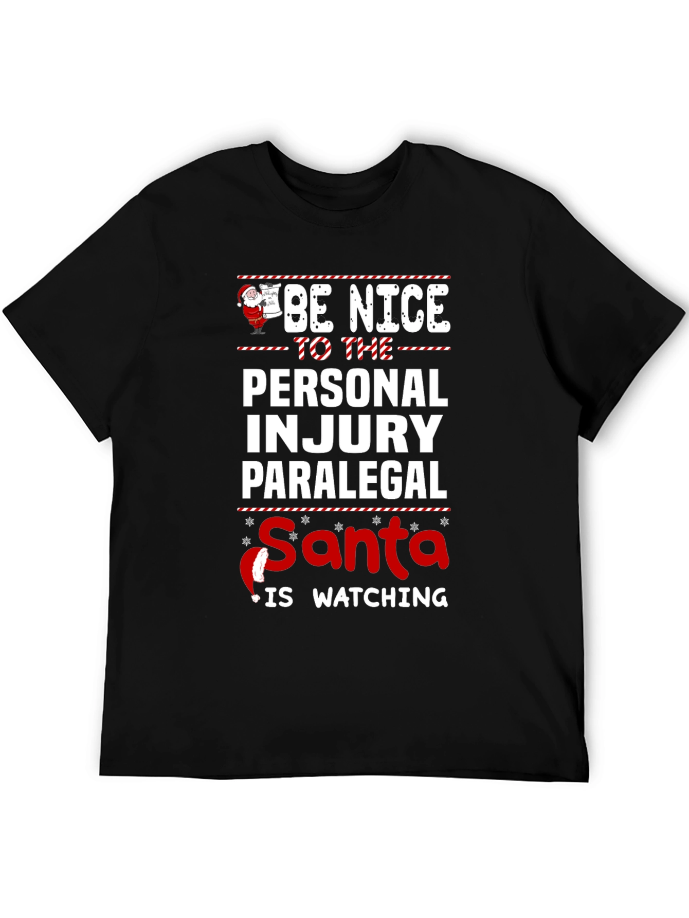 Personal Injury Paralegal Santa T-Shirt